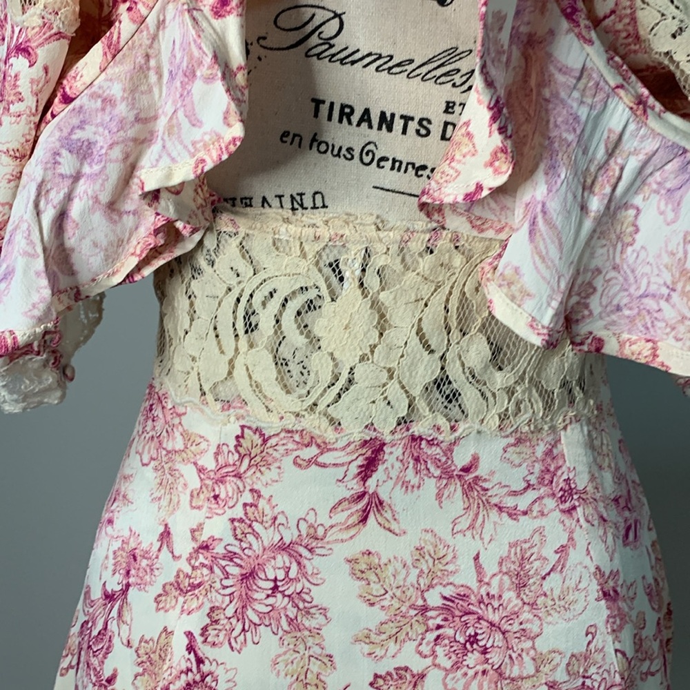 Free people Lucie Mini in Pink Combo Color:Pink Combo NWOT Size:4 - Picture 12 of 16
